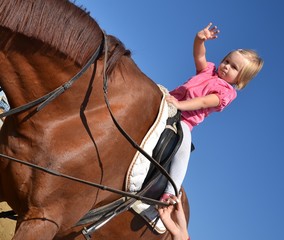bébé - équitation