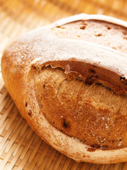 close up of a loaf of bread