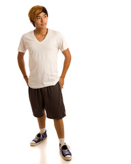 Naklejka premium Casual Young Man