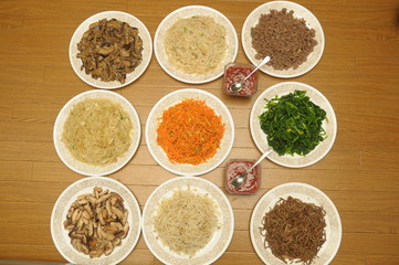 ビビンバの材料