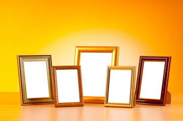 Empty photo frame with space for your text