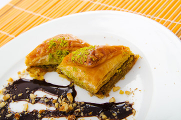 Traditional turkish sweet dessert