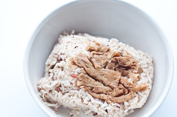 brown rice with bean curd