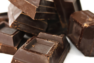 Chocolate bars background