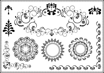 Frame and corner.Graphic.Banner.