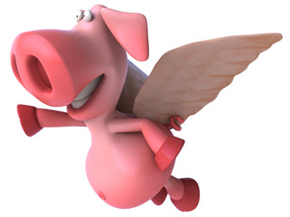 Cochon et ailes