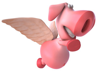 Cochon et ailes