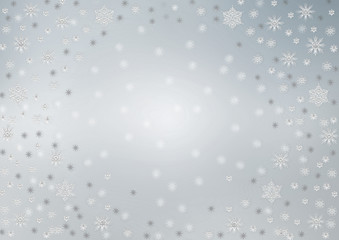 Background from snowflakes for a Christmas theme