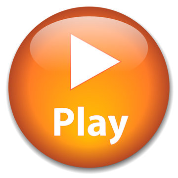 PLAY Web Button (launch watch view video icon media player live)