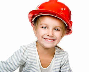 little girl clise-up.