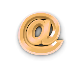 Abstract stylized E-mail symbol