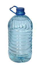 Bottle with water.