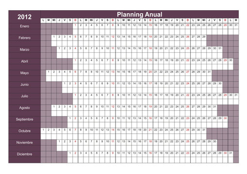 Planning 2012 Español