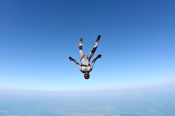 Naklejka na ściany i meble Skydiving photo