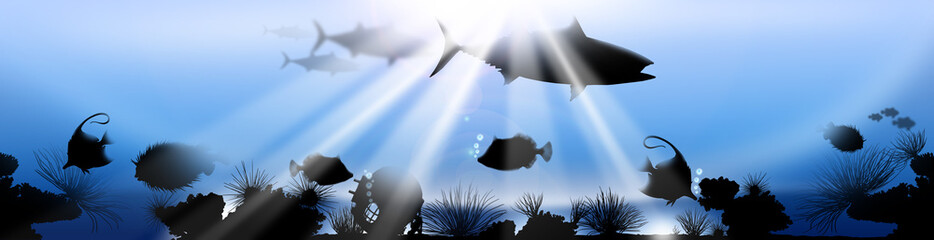 Sea abyss landscape © Alberto Masnovo