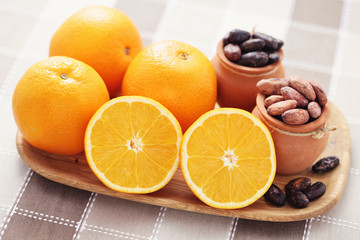 cocoa and orange