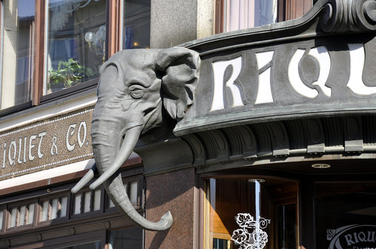 Leipzig Haus Riquet Detail