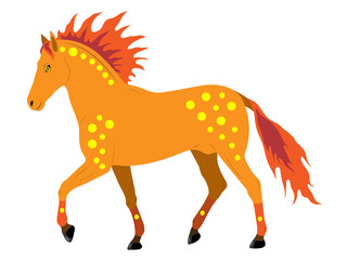 Autumn horse