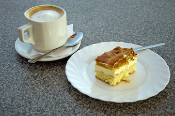Pie on plate