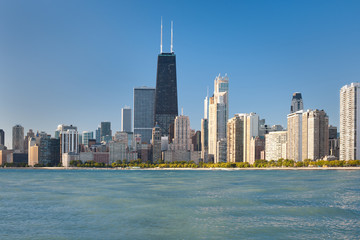 Fototapeta na wymiar Widok na Chicago