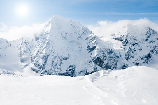 Winter mountains