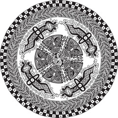 American culture background. Vector illustration