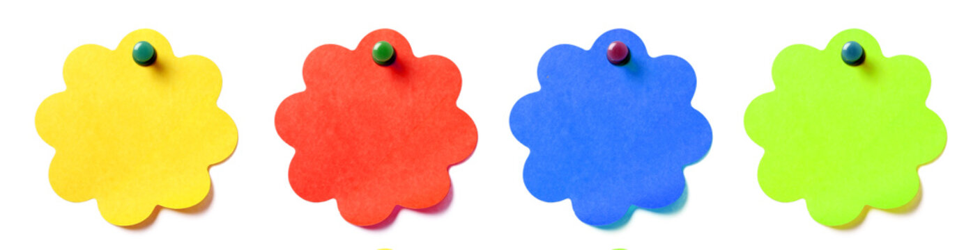 Colorful sticky notes