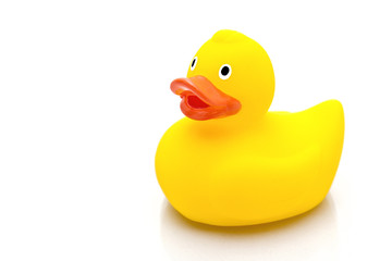 Patito de goma aislado