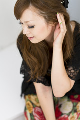 Fototapeta premium Portrait of young asian woman