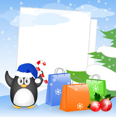 Christmas greeting card with place for your text