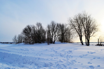 Winter sunset