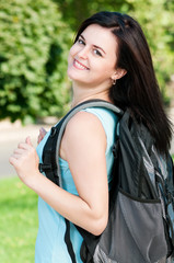 Fototapeta premium Female student