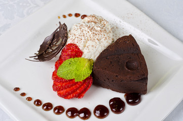 Chocolate flan