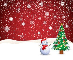 ベクター、クリスマスの背景