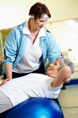 Obraz premium Abdominal exercises