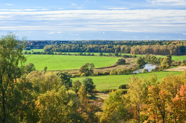 Fototapeta premium River Protva valley. Russia