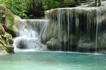 Eravan Waterfall, Kanchanabury, Thailand
