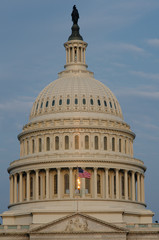 Fototapeta premium Capitol dome detail - Washington DC USA