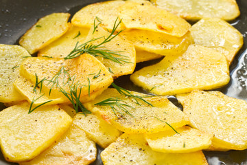 fried potatoes
