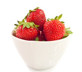 Strawberries in a bowl