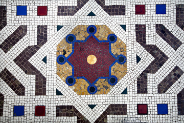 Milan - detail from floor of Vittorio Emanuel galleria