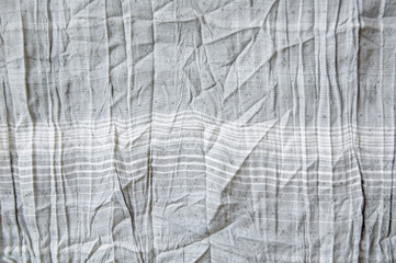 wrinkled gray fabric