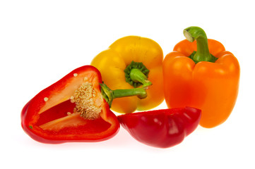 Colorful paprikas