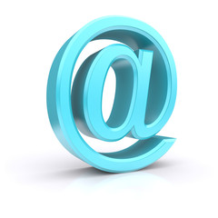 Blue "at"  sign