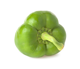 Close up of a pepper isolated