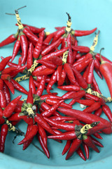 Bouquets de piments rouges 