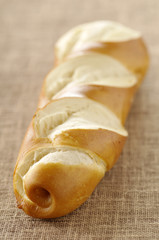 Bretzel en forme de baguette