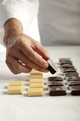 Fabrication de chocolats