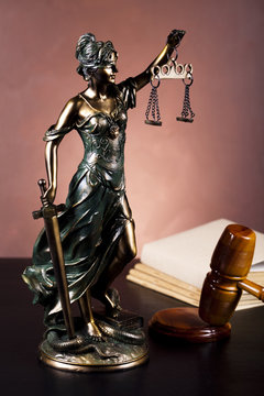 Lady of justice, Law