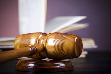 Law and justice concept in Gavel